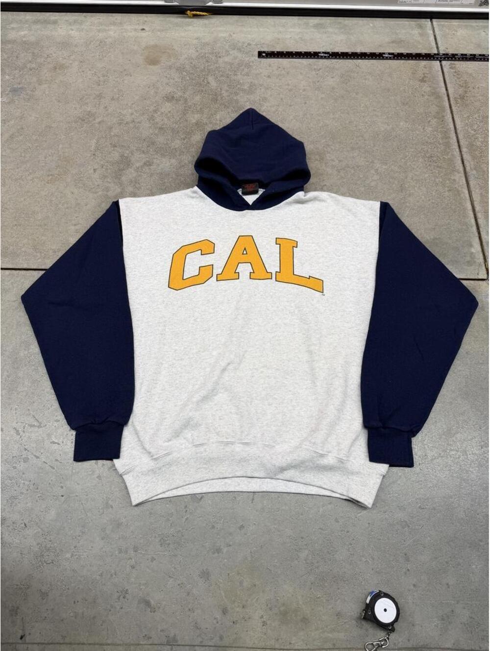 vintage university of california berkley collegiate made in usa hoodie large